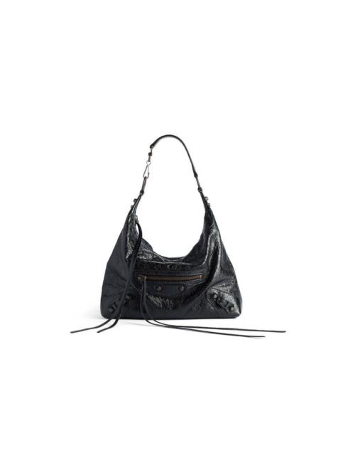 BALENCIAGA Women's Le City Hobo Bag Small in Black