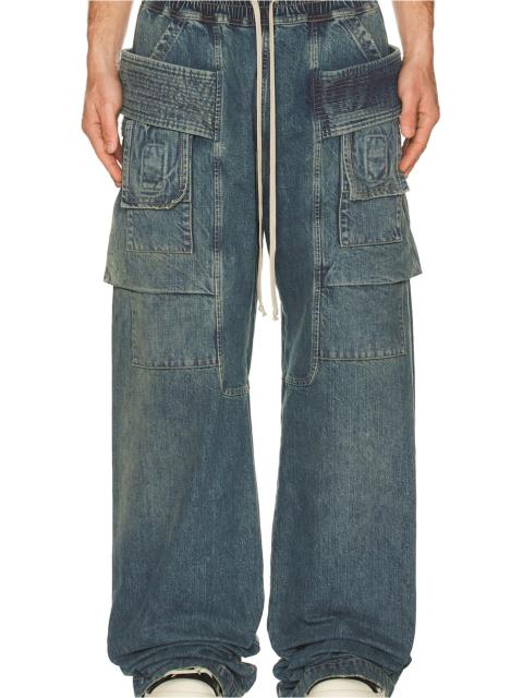 Rick Owens DRKSHDW Creatch Wide Cargo Drawstring