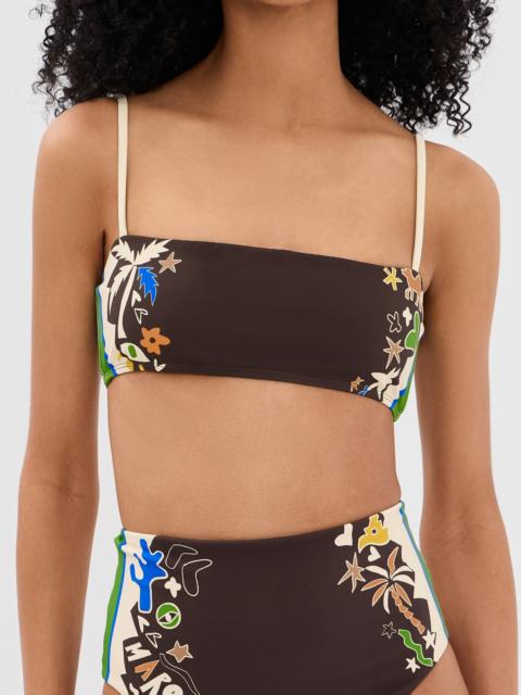 ALÉMAIS Maroc Bandeau Bikini Top