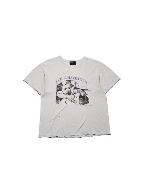 Enfants Riches Déprimés I STILL HAVE HOPE ASSEMBLAGE T-SHIRT (IVORY/PURPLE)