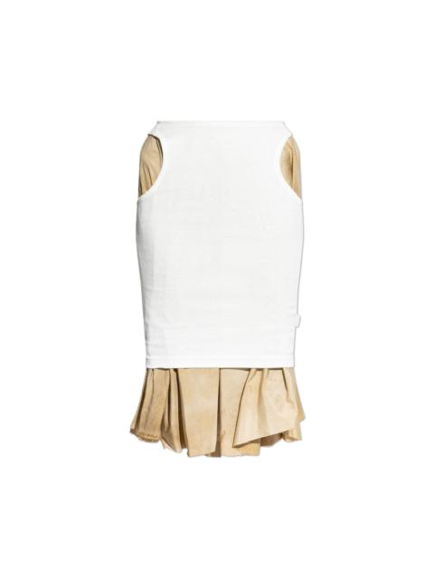 Maison Margiela Layered High-waisted Skirt
