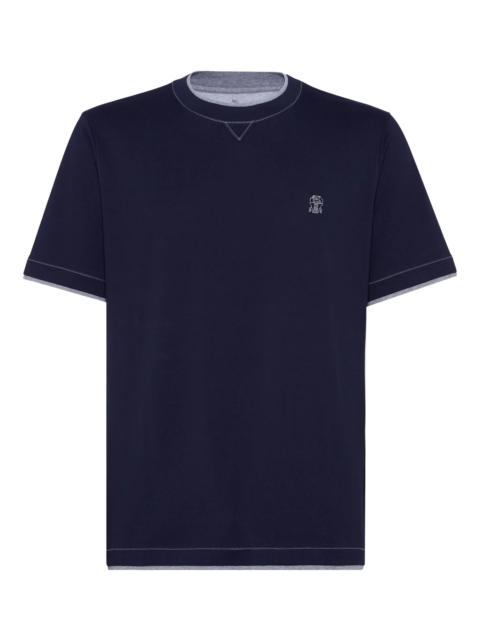Brunello Cucinelli Brunello Cucinelli Logo-embroidered T-shirt