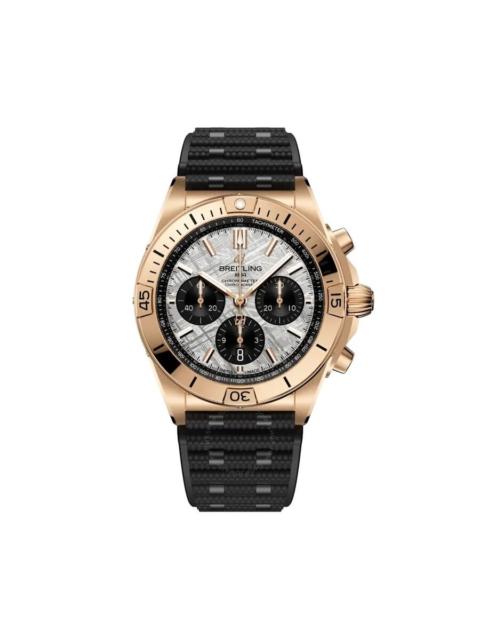 BREITLING Breitling Chronomat Chronograph Automatic Chronometer Silver Dial Men's Watch RB01347A1F1S1