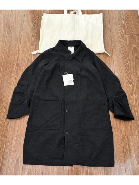 visvim VISVIM 18AW AYRES COAT NELL (W/LI) Wool-Blend Mid-Length Wrinkled Trench Coat