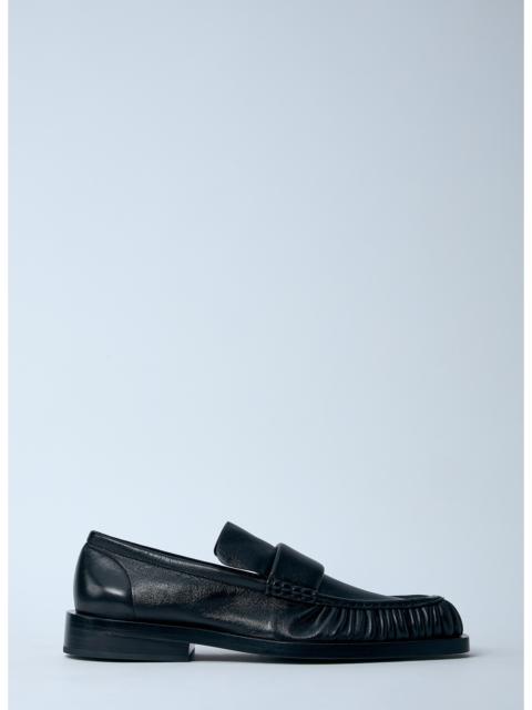 Jil Sander Jil Sander Men Ruched Leather Loafers