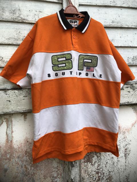 Other Designers Southpole - SouthPole Colour Block Polyester Rugby Shirt