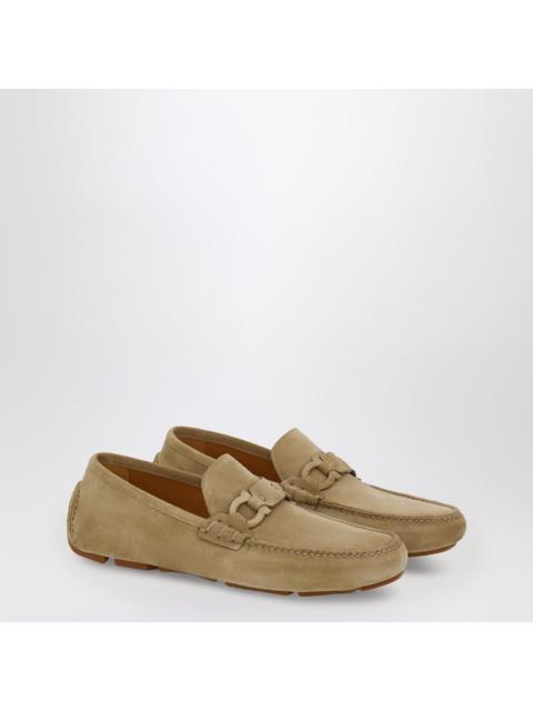 Ferragamo Safari-Colored Gancini Driver Loafer Men