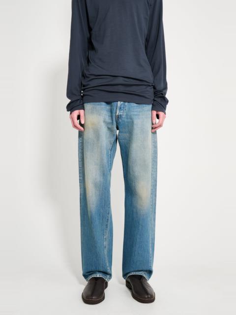 A.PRESSE A.PRESSE NO 2 WASHED DENIM PANTS INDIGO