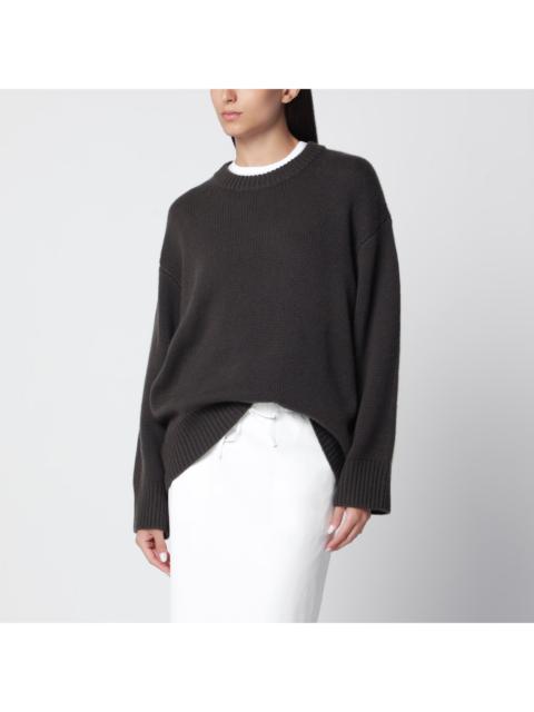 LISA YANG Lisa Yang Crewneck Sweater Noor In Dark Fern Cashmere Women