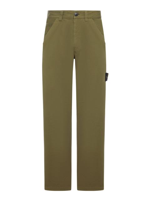 Stone Island COTTON TROUSERS WITH LOGO