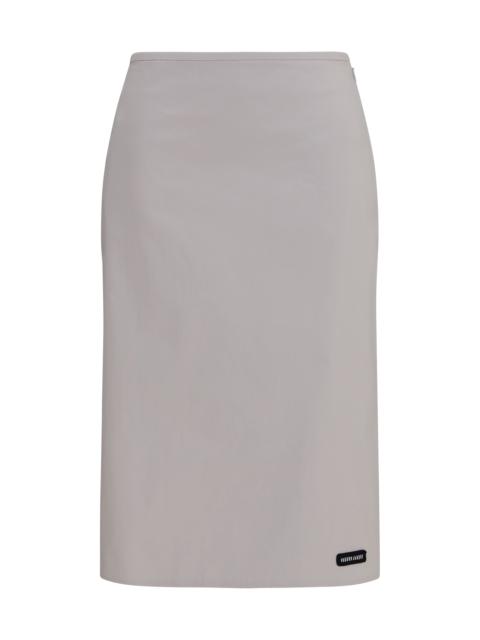 Miu Miu Miu Miu Women Stretch Cotton-Blend Midi Skirt