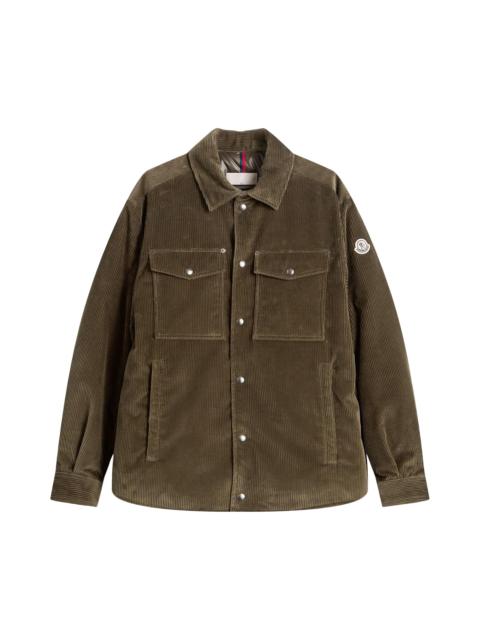 Moncler Moncler Ambroisie Corduroy Shirt Jacket 'Brown'