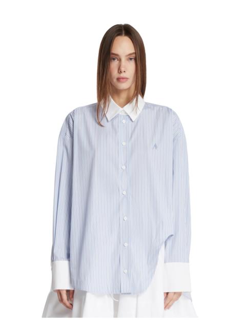 THE ATTICO Blue Diana Striped Shirt