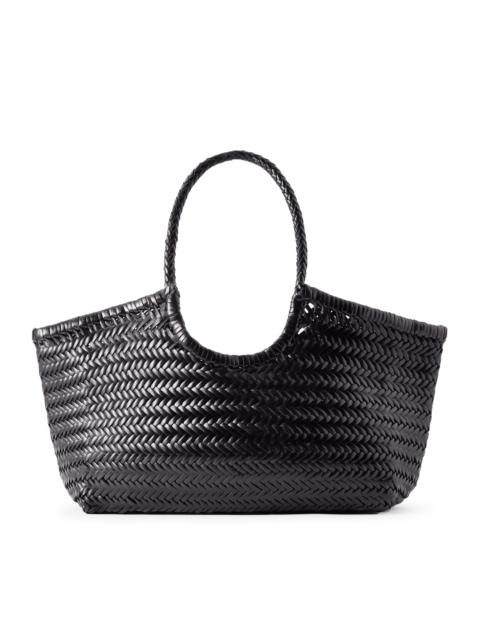 DRAGON DIFFUSION NANTUCKET BIG TOTE BAG IN WOVEN LEATHER