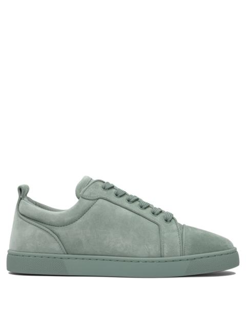 Christian Louboutin Louis Junior Orlato Flat Veau Velours Ds/gg