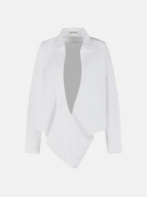 RÓHE 'WRAP' WHITE COTTON SHIRT