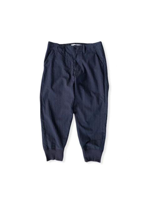 Other Designers Journal Standard Striped Design Wool Blend Pant