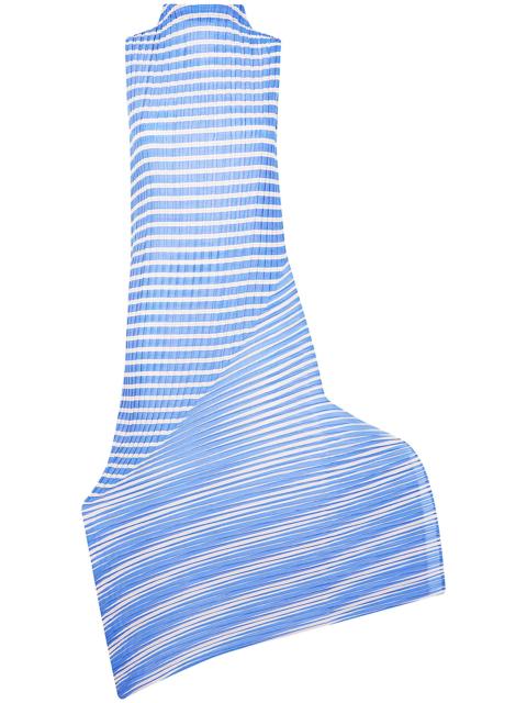 ISSEY MIYAKE Issey Miyake Women "Generic Stripes" Machine Pleats Dress