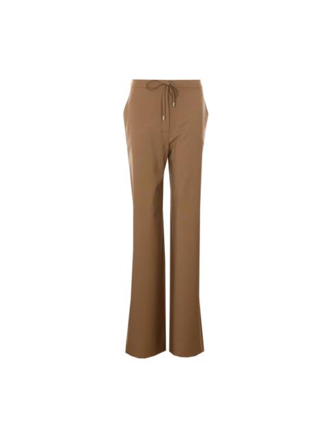 Max Mara Studio Max Mara Studio Women Corone Wool Canvas Jogging Trousers