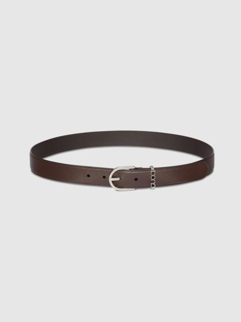 GUCCI Belt with stirrup buckle