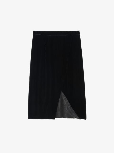 Zadig & Voltaire Julen Velvet Skirt