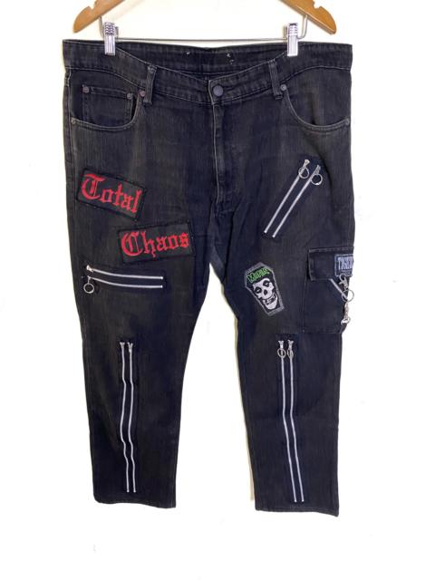 Other Designers Uniqlo - Tiger of London Custom Uniqlo Total Chaos Bondage Jeans