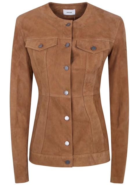 HAIKURE "Temple Suede" Palazzo Leg Trousers