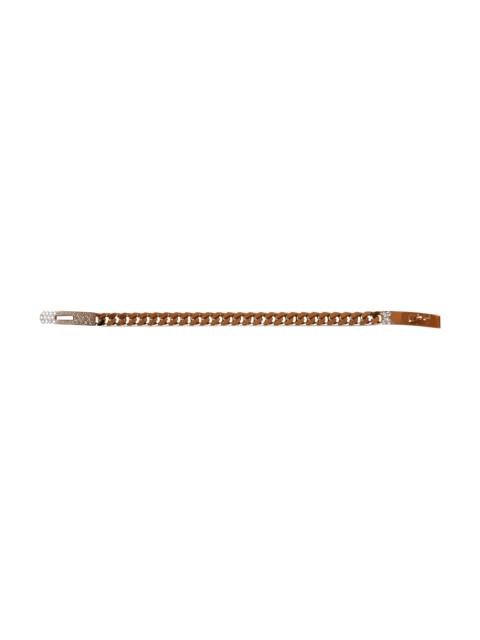 Hermès Hermes Diamonds Kelly Gourmette Bracelet Rose Gold