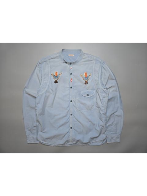 Kapital Kapital - Band Collar Thunderbird Shirt