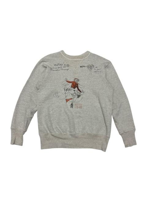 Other Designers Warehouse & Co. - WAREHOUSE JAPAN BETTY CO-ED PATSY SWEATSHIRT