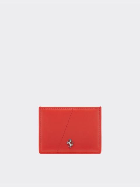 Ferrari Smooth leather card holder