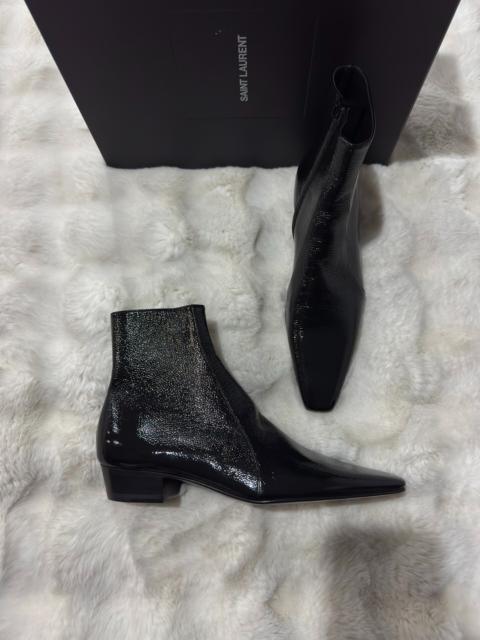 SAINT LAURENT Brand new Saint Laurent (SLP) "Rainer" ruched boots (runway model)