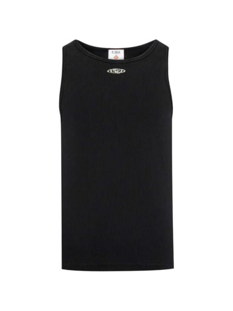 CASABLANCA Casablanca Men Ribbed Tank Top