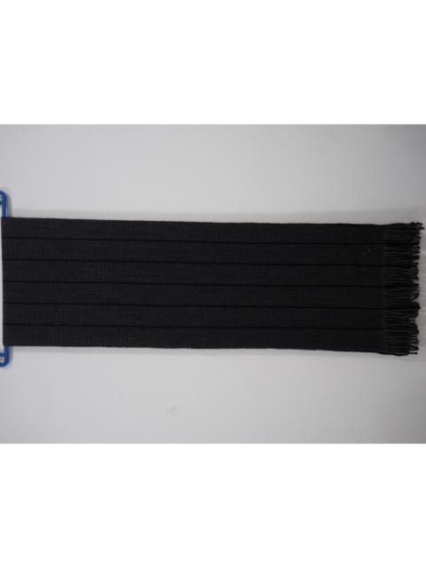Other Designers Japanese Brand - Business Expert Knitted Cotton Black Grey Reversible Muffler Scarves Neck Warmer
