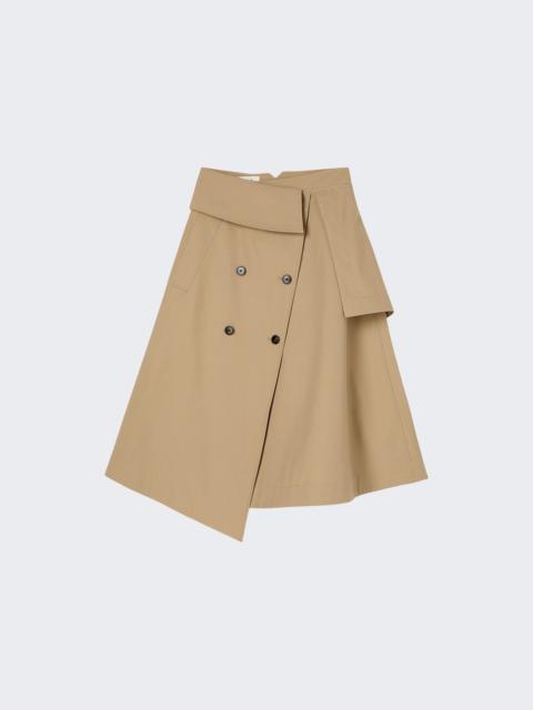 RÓHE Deconstructed Trench Skirt Sand