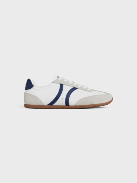 CELINE CELINE JOGGER - LOW LACE-UP SNEAKER IN Calfskin & Suede Calfskin