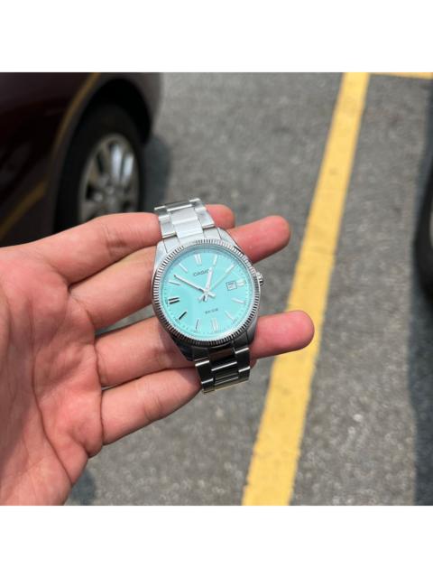 Other Designers Casio Tiffany Blue Dial MTP-1302-2A2