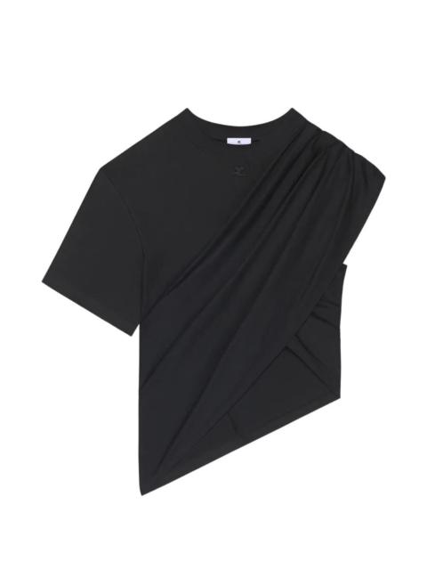 courrèges Courreges Women Asymmetrical Twist T-Shirt
