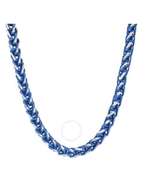 Robert Alton - Robert Alton Stainless Steel with Blue Finish Wheat Chain