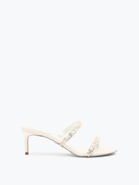 RENE CAOVILLA PEARL WHITE MULE 60