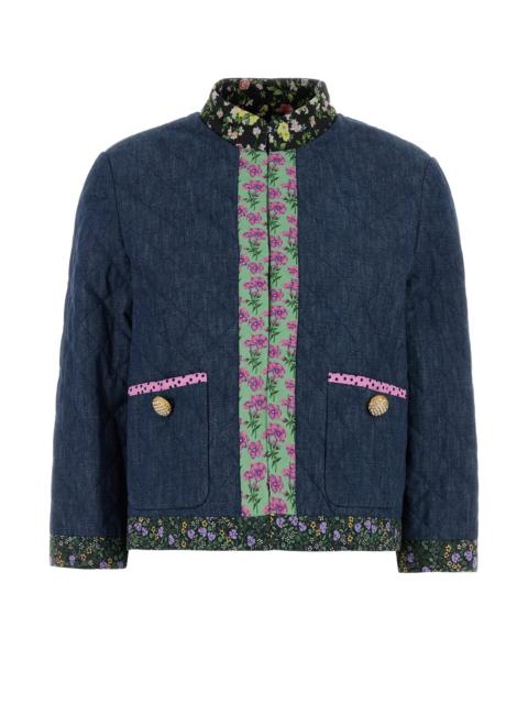 Valentino Blue chambray blazer