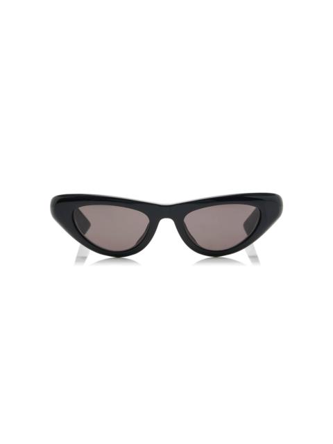 Bottega Veneta Cat-Eye Acetate Sunglasses black