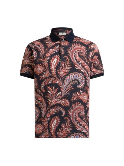 Etro Etro Black Polo Shirts Men
