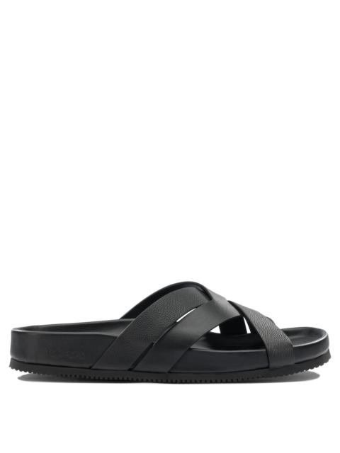 TOM FORD Tom Ford Braided Leather Slides