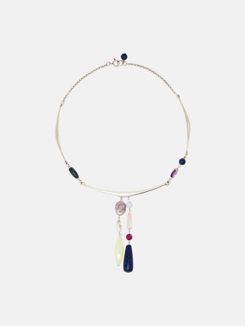 Isabel Marant Mahi embellished pendant necklace
