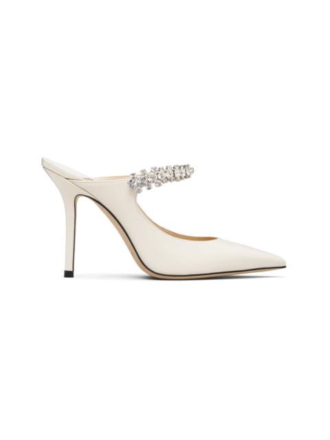 JIMMY CHOO SSENSE Exclusive Off-White Bing 100 Heels