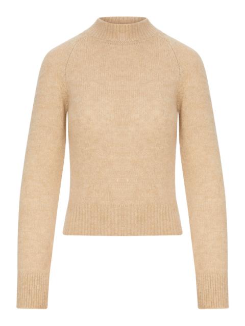 Dries Van Noten Dries Van Noten Women Cropped Mohair Sweater With High Neck