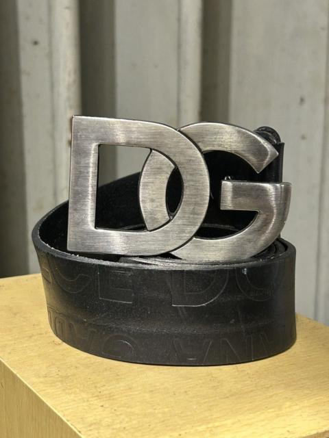 Dolce & Gabbana D&G Buckle Belt Italy Vintage Black