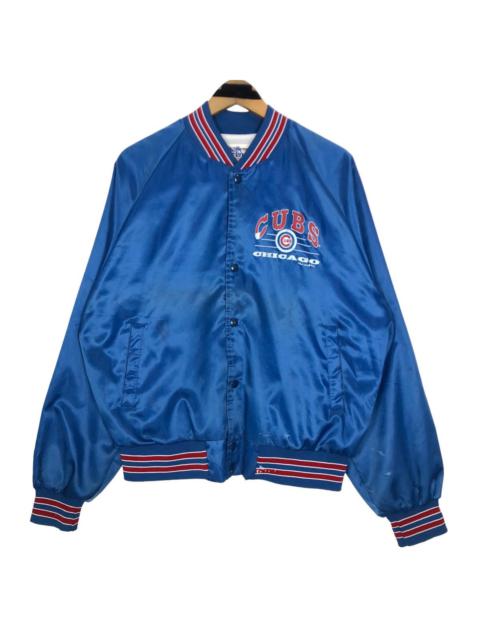 Other Designers Chalk Line - Vintage 90s MLB 1991 Chicago Cubs Nylon Varsity Jacket