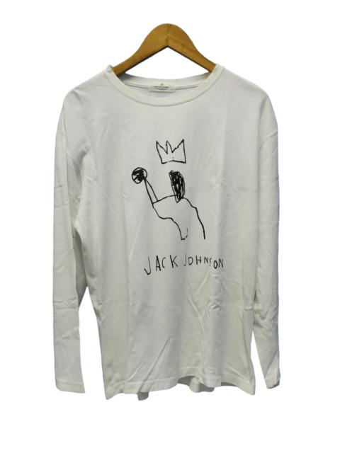 Other Designers Vintage Jean-Michel Basquiat Jack Johnson Long Sleeve Art